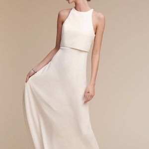Bhldn Jill Stuart Iva Crepe Maxi - Wedding Dress